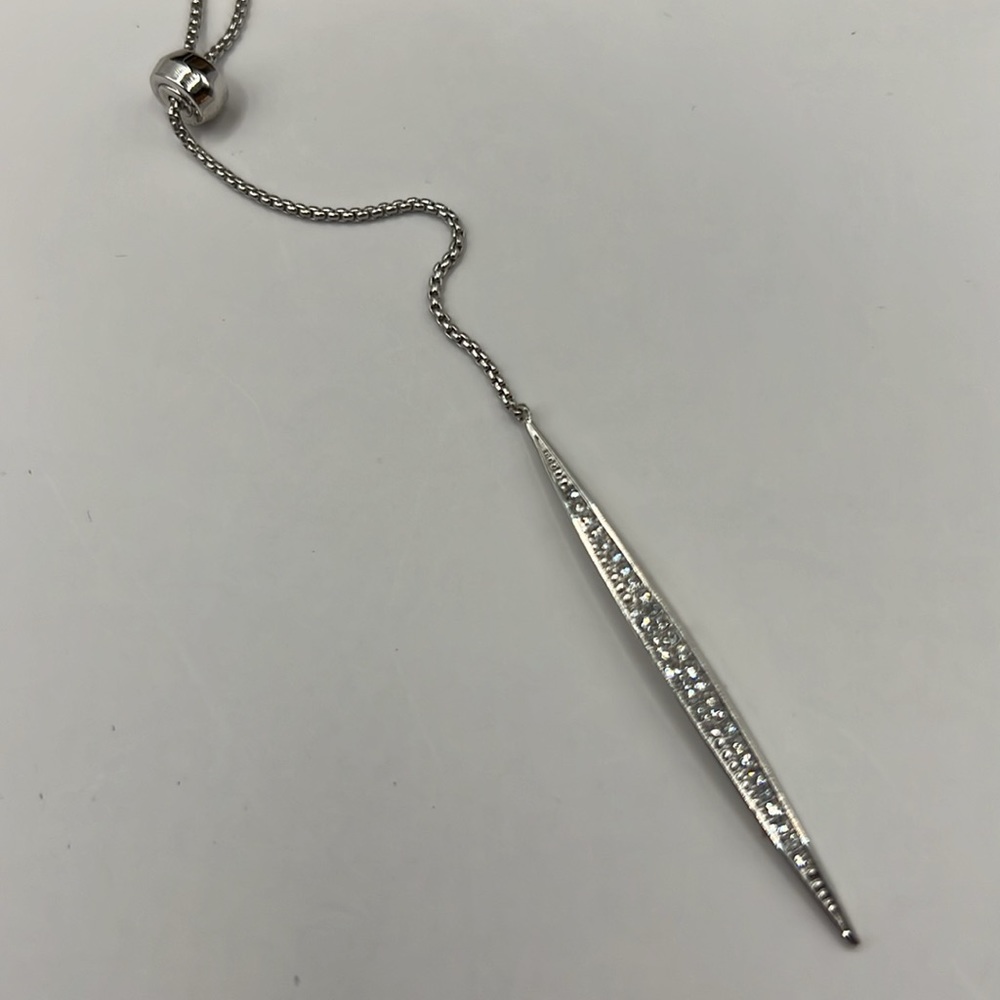 Rhinestone Slide Adjustable Necklace. - image 7